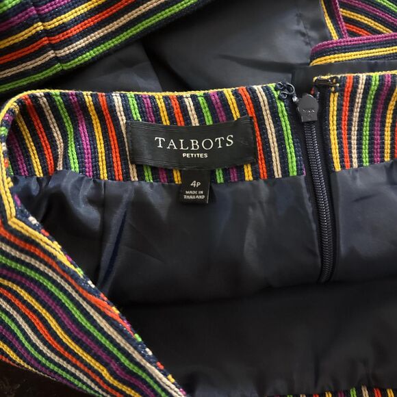 Talbots Rainbow Multicolor Pencil Skirt - Picture 5 of 5